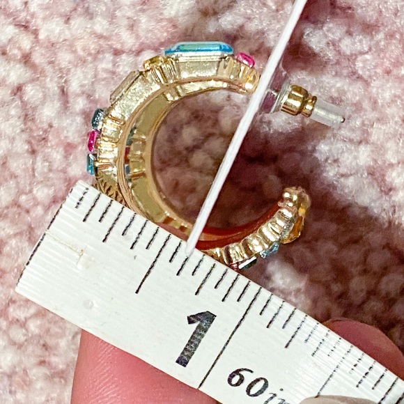 Christian Siriano Jewelry Christian Siriano Crystal Hoop Earrings